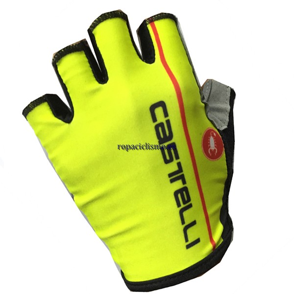 2017 Castelli Guantes Cortos amarillo